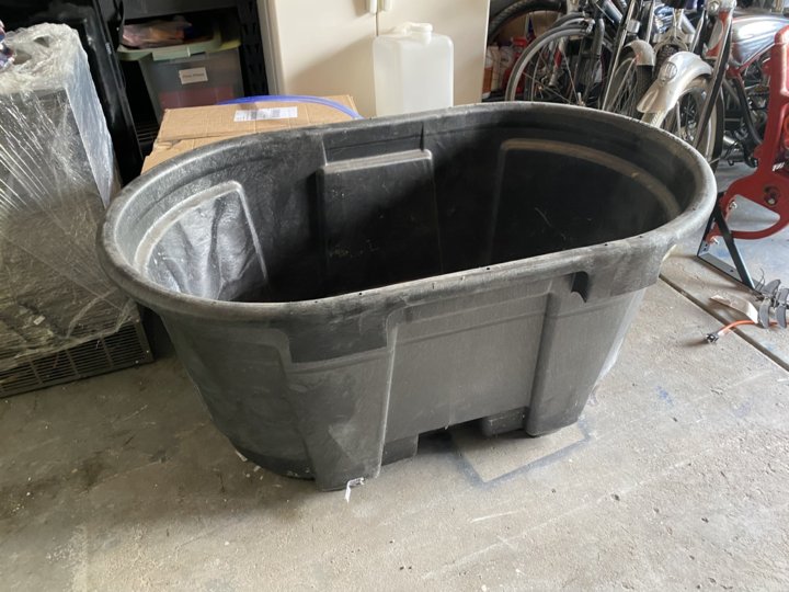 100gal Rubbermaid trough MASC Marine Aquarium Society of Colorado